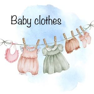 Baby clothes below